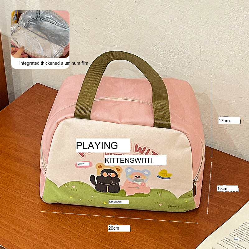 MI XIAOXIAO Aisling Insulated Waterproof Lunchbox Bag for Students from MI XIAOXIAO