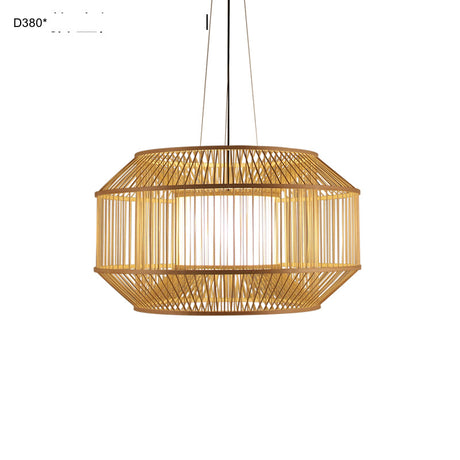 BOJI Haruki Elegant Wooden Bamboo Ceiling Lamp from BOJI