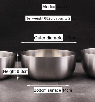 SUCO Hiroshi Elegant Round Infinity Salad Bowl from SUCO