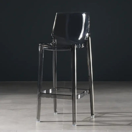 ABOUT WHITE Yamanashi Sleek Transparent Bar Chair from ABOUT WHITE