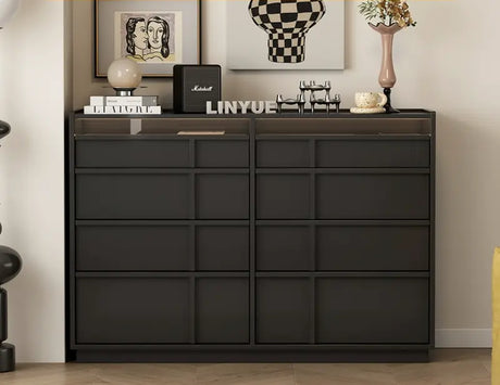 LINYUE Theo Wabi-Sabi Antique Solid Wood Drawer Cabinet from LINYUE