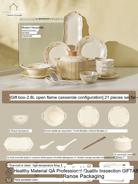 MH Elowen Elegant Dinnerware Gift Set from MH