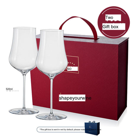 RONA Czech Burgundy Red Wine Glass from RONA