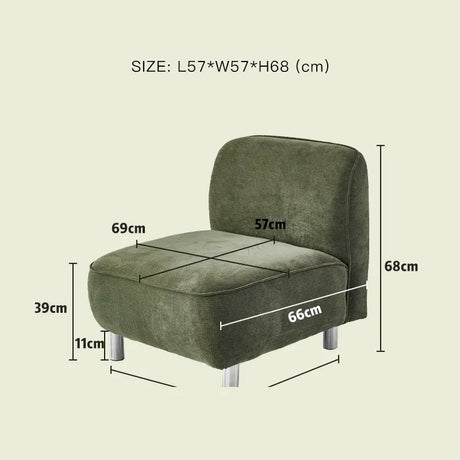 LAZYSPACE Nora Nordic Fabric Sofa from LAZYSPACE