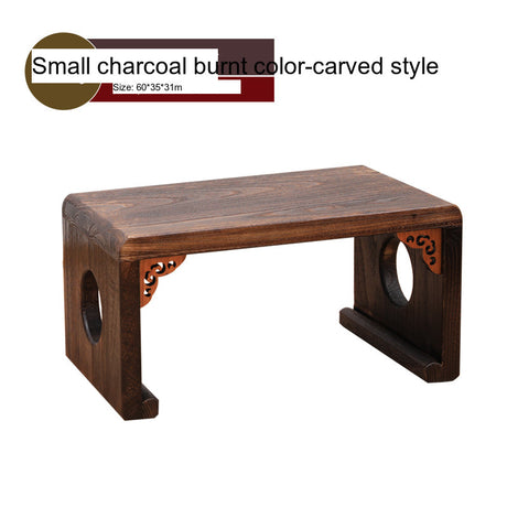 PAULOWNIA Seville Rustic Antique Bay Window Balcony TaTa Coffee Table from PAULOWNIA