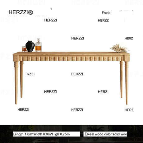 HERZZI Marisol Vintage Rustic Dining Set from HERZZI