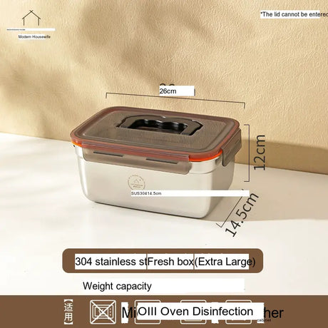 MH Carlotta Stainless Steel Sealing Bento Box from MH