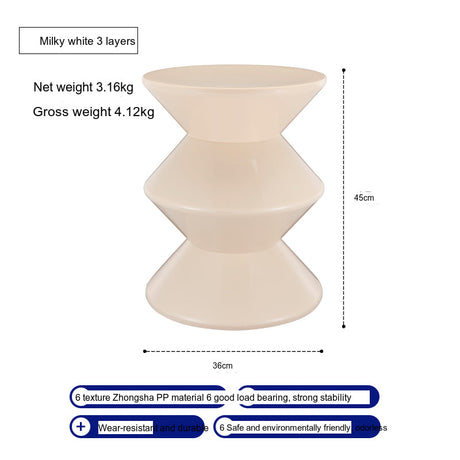NIYE Ashtoria Chic Hourglass Design Small Stool from NIYE