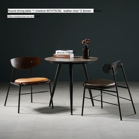 ABOUT WHITE Elowen Minimalist Cement Table Set from ABOUT WHITE