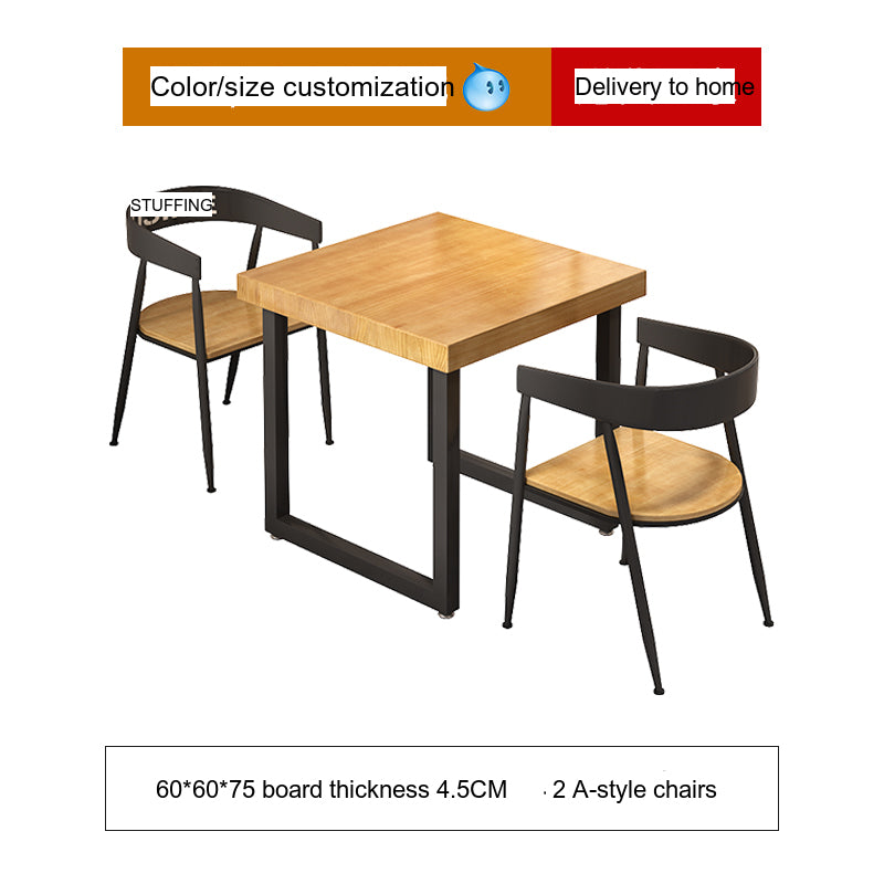 WEIMEI Morgantown Elegant Solid Wood Dining Table Set from WEIMEI
