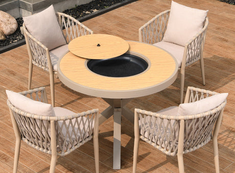 MOJIA Eirik Scandinavian Outdoor Lounge Chair for Serene Spaces from MOJIA