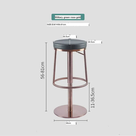 ABOUT WHITE Elysium Chic Stylish High Stool from ABOUT WHITE