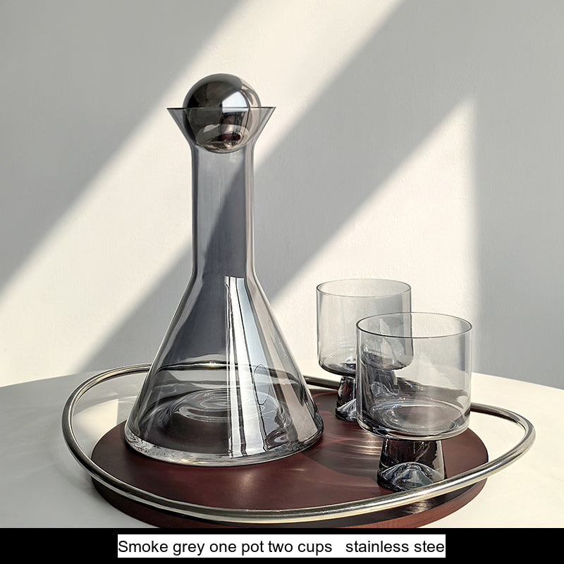 LIVETAI Seraphina Elegant Glass Decanter Set from LIVETAI