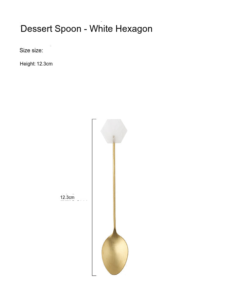 LIVETAI Sapphira Elegant Stainless Steel Cake Forks from LIVETAI