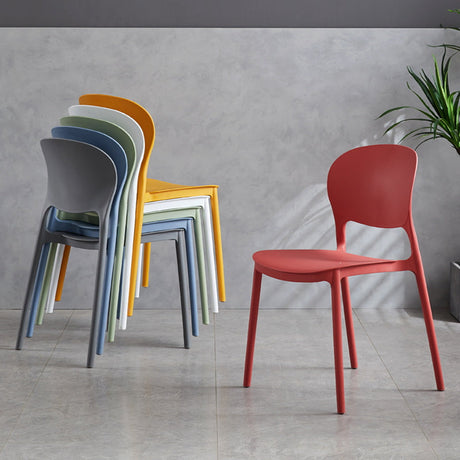 A&D Callidora Minimalist Durable Plastic Dining Chair from A&D