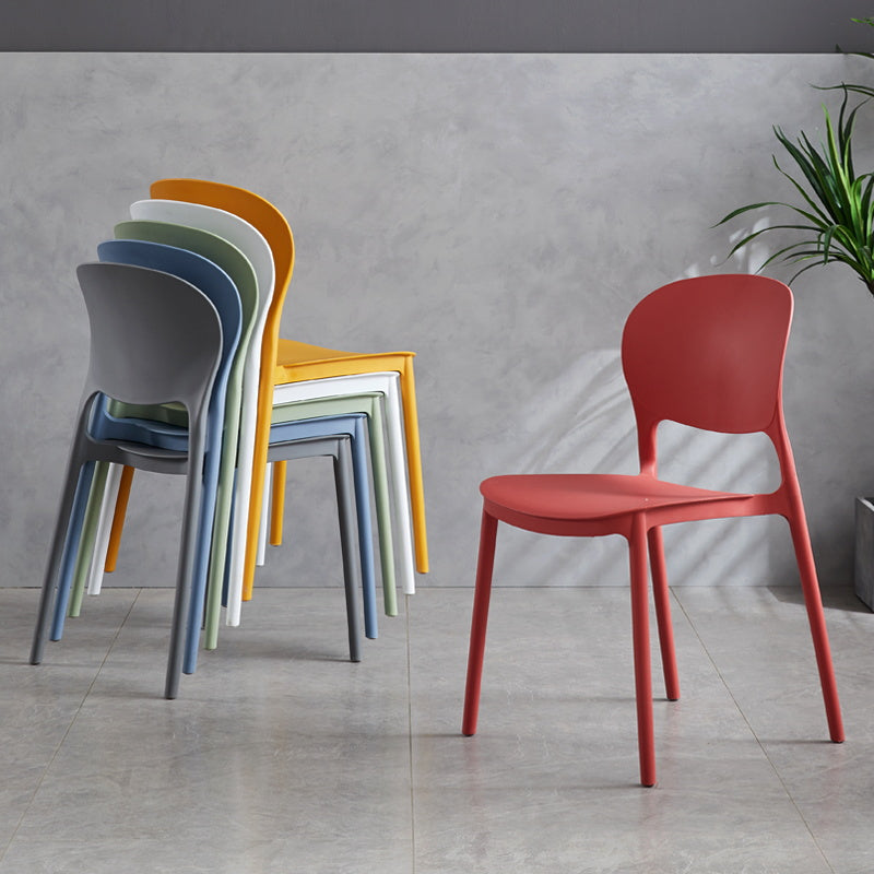 A&D Callidora Minimalist Durable Plastic Dining Chair from A&D