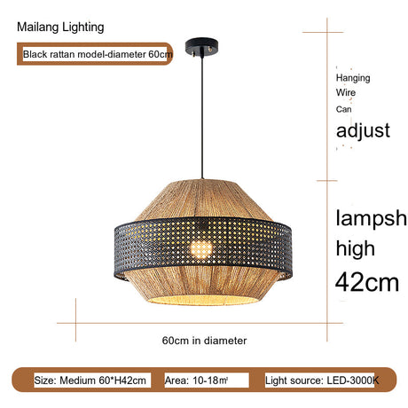 MAILANG Haruki Vintage Retro Hanging Lamp from MAILANG