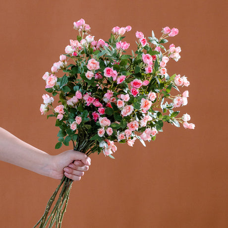 JUHAN Takara Elegant Multiheaded Faux Rose Bouquet from JUHAN