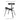 NIYE Lysander Retro Industrial Iron Dining Chair from NIYE