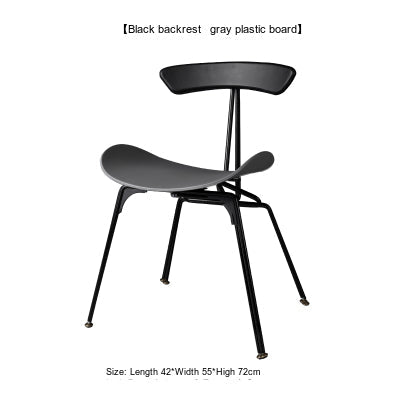 NIYE Lysander Retro Industrial Iron Dining Chair from NIYE