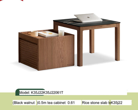 GENJI Hiroshi Minimalist Oak Coffee Table from GENJI