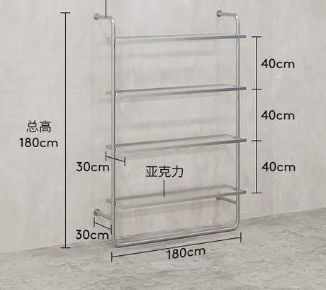 SM Vivian Stainless Steel Shoes and Clothing Stand from SM