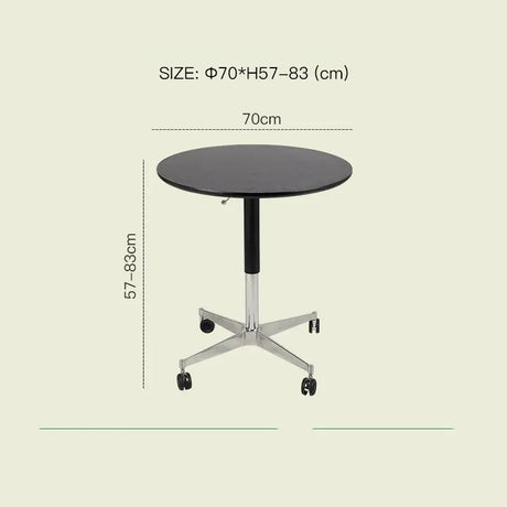 LAZYSPACE Zoey Solid Wood Lift Table from LAZYSPACE