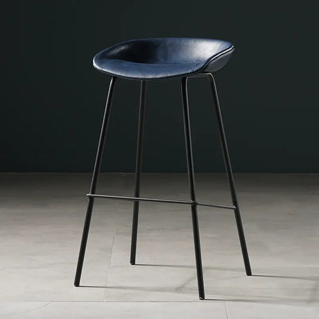 ABOUT WHITE Isadora Minimalist Iron High Bar Stool from ABOUT WHITE