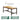 WEIMEI Langley Rustic Compact Square Dining Set from WEIMEI