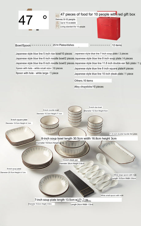MOSE Modern Minimalist Tableware Set from MOSE