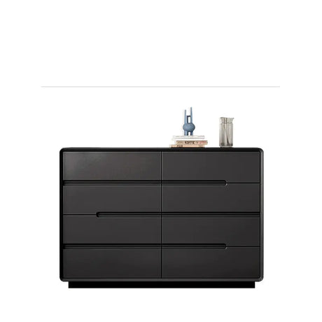 LINYUE Gideon Italian Black Minimalist Multi-Drawer Cabinet from LINYUE