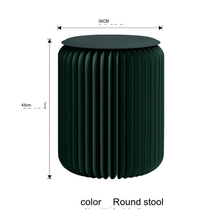 SHIBA Tameshigawa Chic Minimal Folding Round Stool from SHIBA
