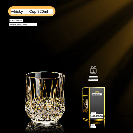 Spar Diamond Wine Glasses from JINSHAN