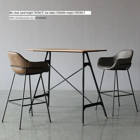 ABOUT WHITE Damaris Sleek Contemporary Nordic Bar Stool from ABOUT WHITE