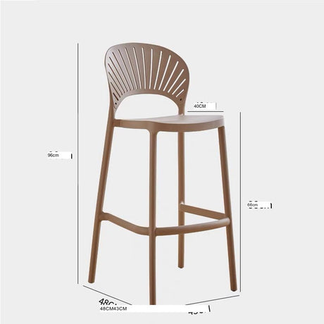 NIYE Tamsin Sleek Stackable Bar Stool from NIYE