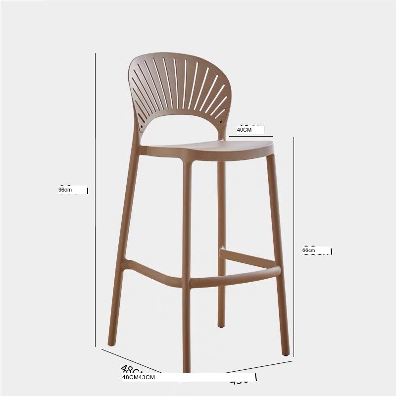 NIYE Tamsin Sleek Stackable Bar Stool from NIYE