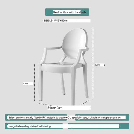 ABOUT WHITE Ambrosia Chic Translucent Dining Chair from ABOUT WHITE