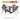 WEIMEI Lysandra Elegant Leisure Red High Chair from WEIMEI