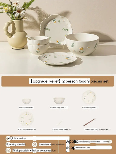 MH Elowen Vibrant Ceramic Chopstick Set from MH