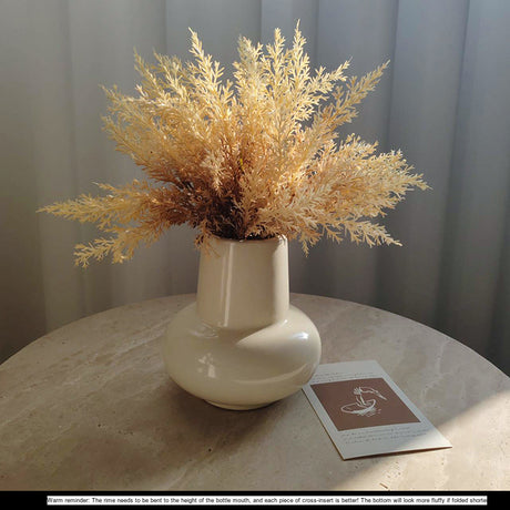 LIVETAI Aveline Elegant Round Ceramic Vase - Luxury Living Room Decor from LIVETAI