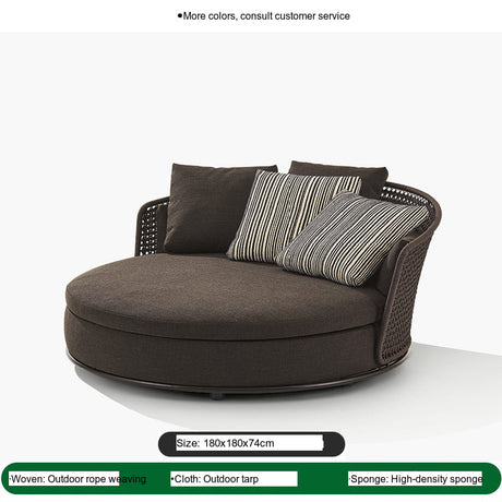 DIME GARDEN Lisandra Stylish Rattan Outdoor Sofa from DIME GARDEN