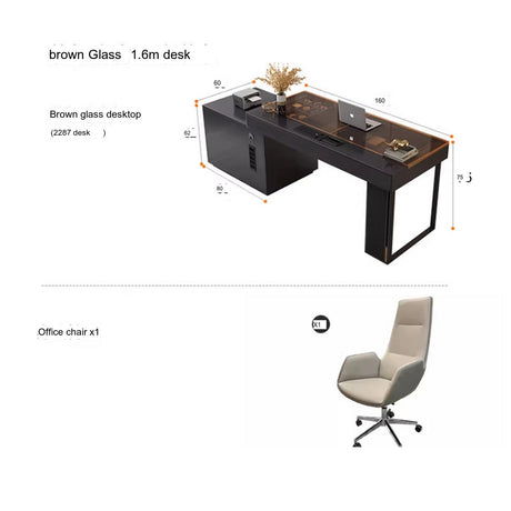 QUANMU Rhiannon Luxurious High-Level Sensory Corner Desk from QUANMU