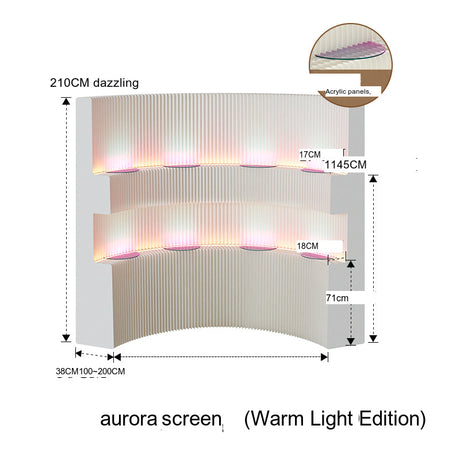 SHIBA Takashiro Illuminated Mobile Partition Screen from SHIBA