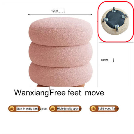 FANMINGDI Tashkent Elegant Upholstery Makeup Stool from FANMINGDI