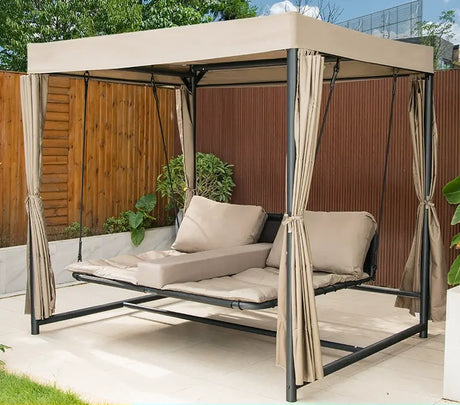 MOJIA Adalyn Hanging Swing Chair for Elegant Garden Seating from MOJIA