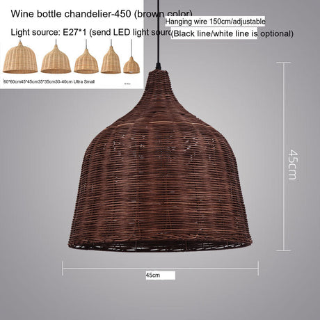 BOJI Takumi Elegant Bamboo Ceiling Lamp from BOJI