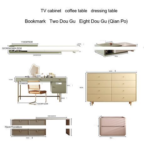 KOCU HOME Catania Rustic Retractable Solid Wood Table from KOCU HOME