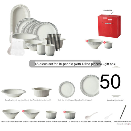MOSE Light Luxury Tableware Set from MOSE