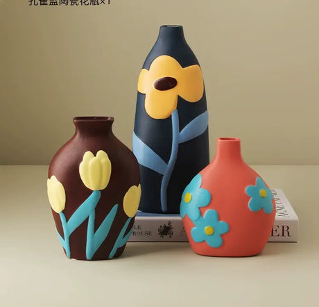 NICEMOON Theo Nordic Morandi Ceramic Vase from NICEMOON