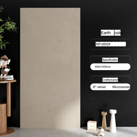 LOFTWELL Santiago Luxurious Soft-Light Velvet Microcement Tile from LOFTWELL